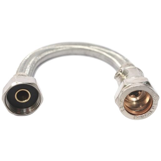 22mm Compression Valve x 3/4inCH Tap Connector x 50cm | Compare The Build