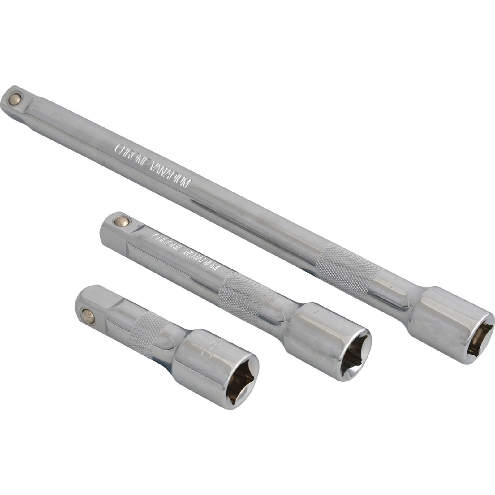 BlueSpot 3 Piece 1/2" Drive Socket Extension Bar Set 1/2" | Compare The Build