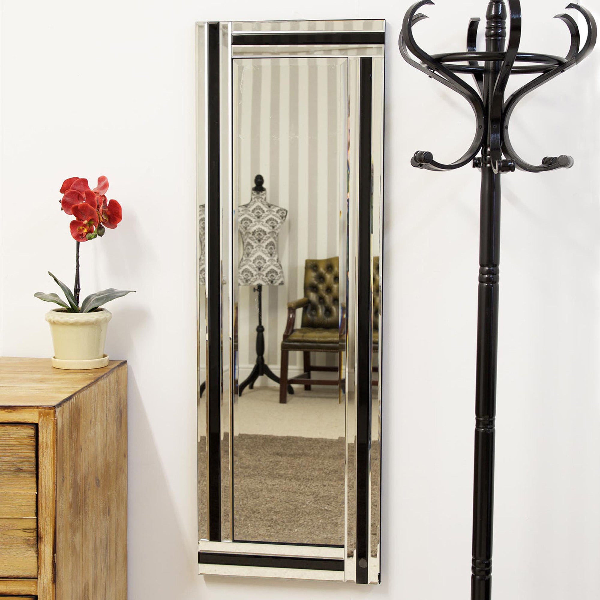 Westbury Black Wall Mirror Black Price Comparisons | Compare The Build