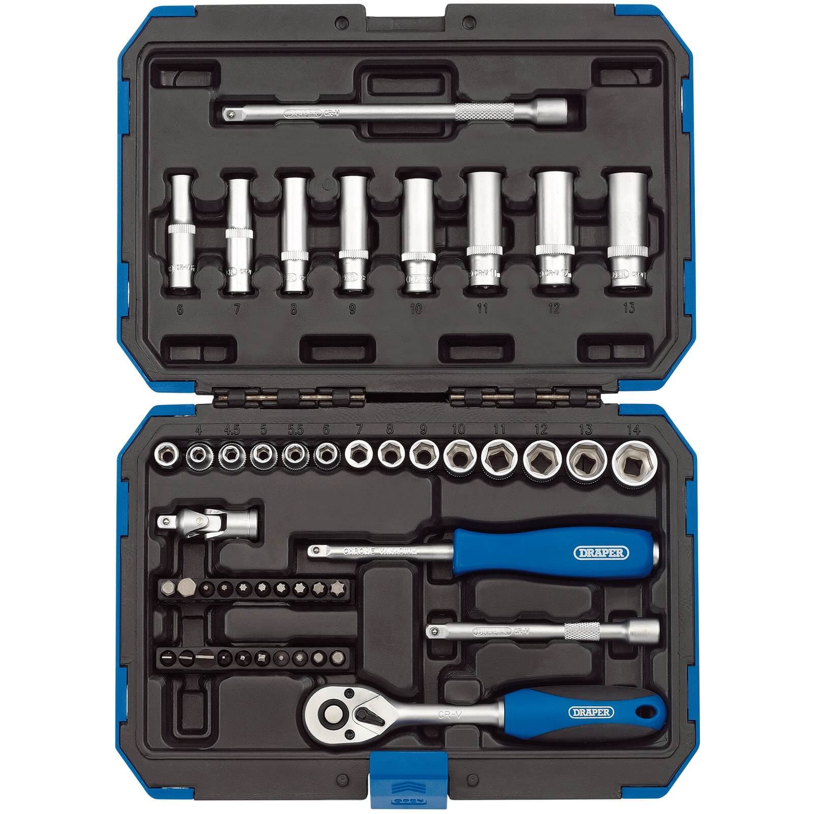 Draper 47 Piece 1/4" Drive Hex Socket Set Metric 1/4" Price Comparisons | Compare The Build