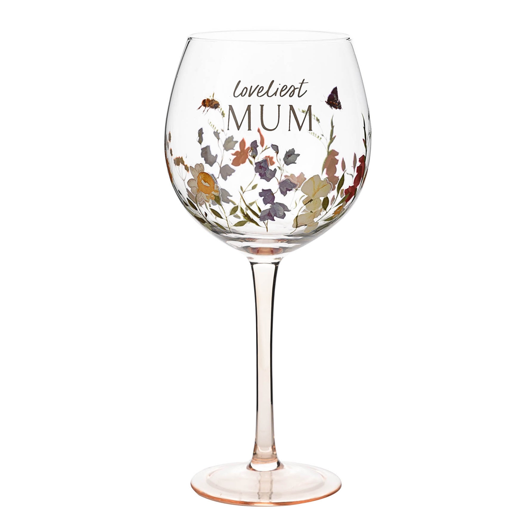 The Cottage Garden Mum Gin Glass MultiColoured Price Comparisons | Compare The Build