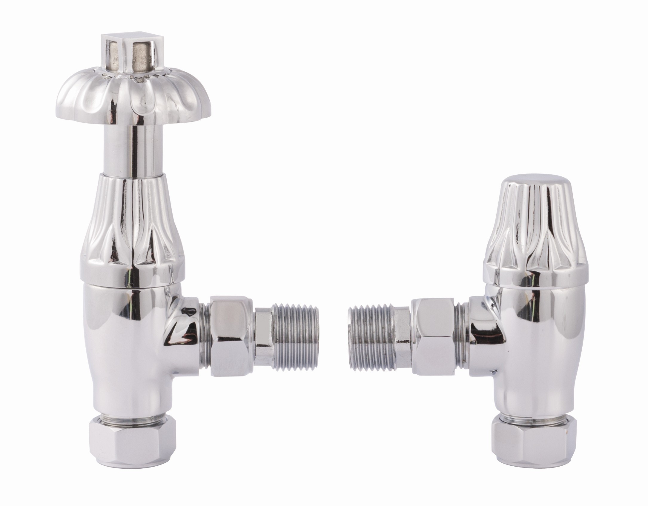 Radvalves UK Thermostatic Valves, Westminster, Chrome Angled | Compare The Build