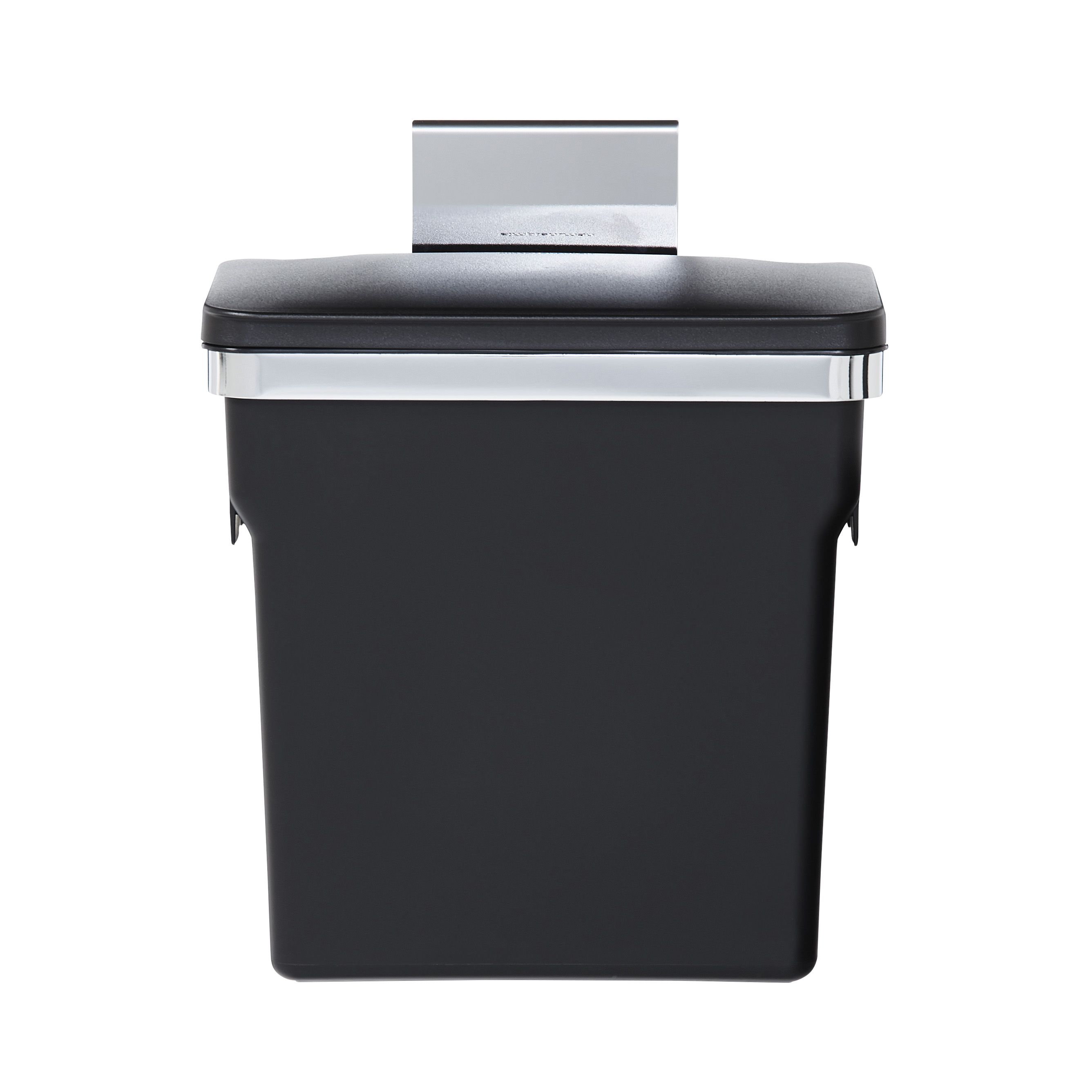 Simplehuman Black Rectangular Integrated Kitchen Bin, 10L | Compare The Build