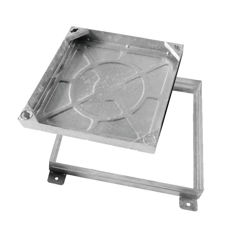 Wrekin Recessed 80mm Block Paving Manhole Cover 600mm x 600mm x 100mm - 44 Tonnes Galvanised Steel C291X/060060 Price Comparisons | Compare The Build