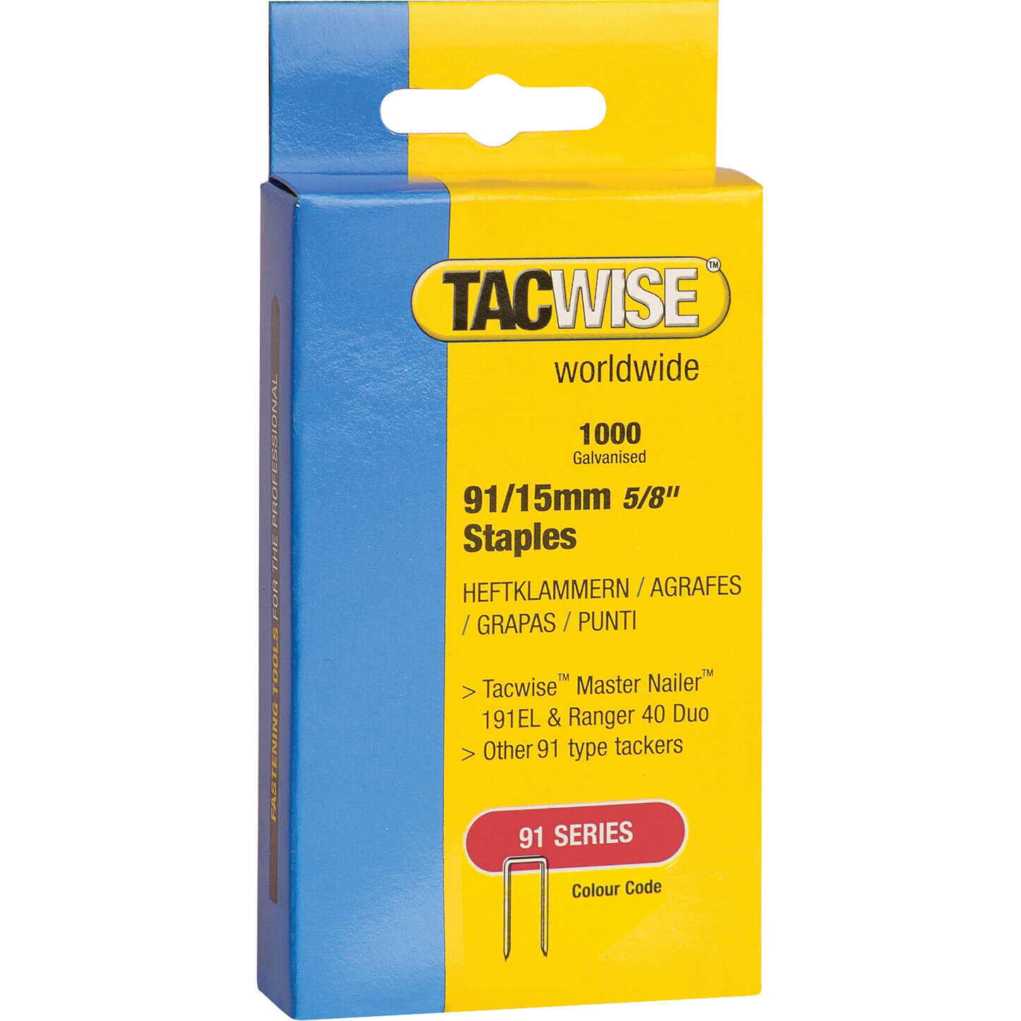 Tacwise Type 91 Narrow Staples 40mm Pack of 1000 Price Comparisons | Compare The Build