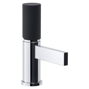 Abode Cyclo Mini Monobloc Basin Mixer Tap - Black & Chrome Price Comparisons | Compare The Build