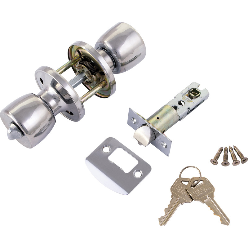 ERA Entrance Door Knob Set in Chrome Price Comparisons | Compare The Build