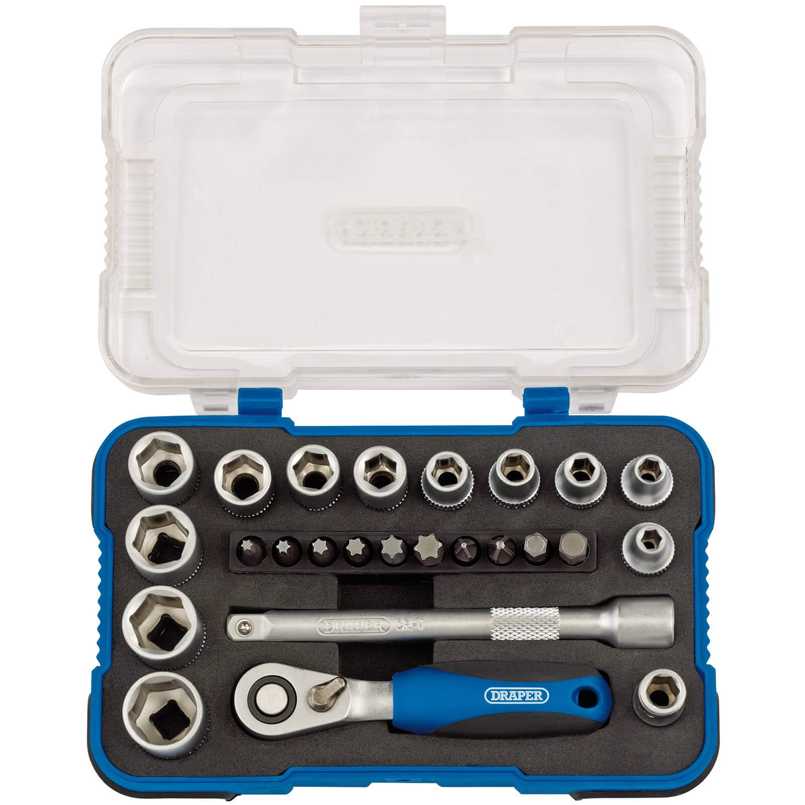 Draper 26 Piece 1/4" Drive Hex Socket and Screwdriver Bit Set Metric 1/4" Price Comparisons | Compare The Build