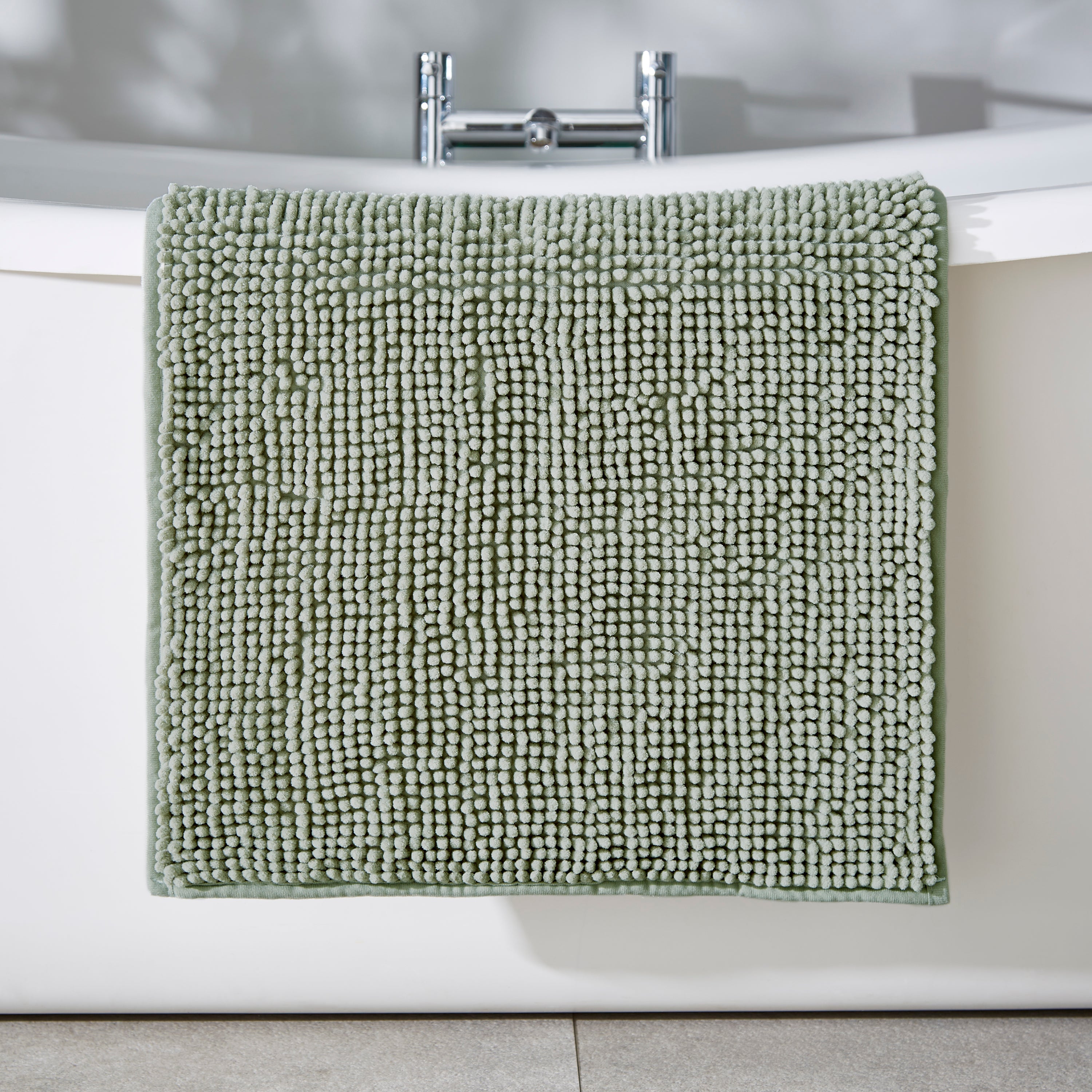 Sage Mini Bobble Bath Mat Green Price Comparisons | Compare The Build