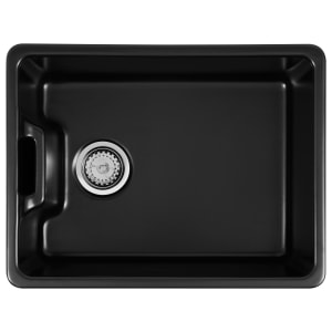 Wickes Belfast 1 Bowl Ceramic Kitchen Sink - Black Price Comparisons | Compare The Build