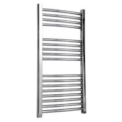 Flomasta 230W Electric Silver Towel Warmer (H)900mm (W)450mm | Compare The Build