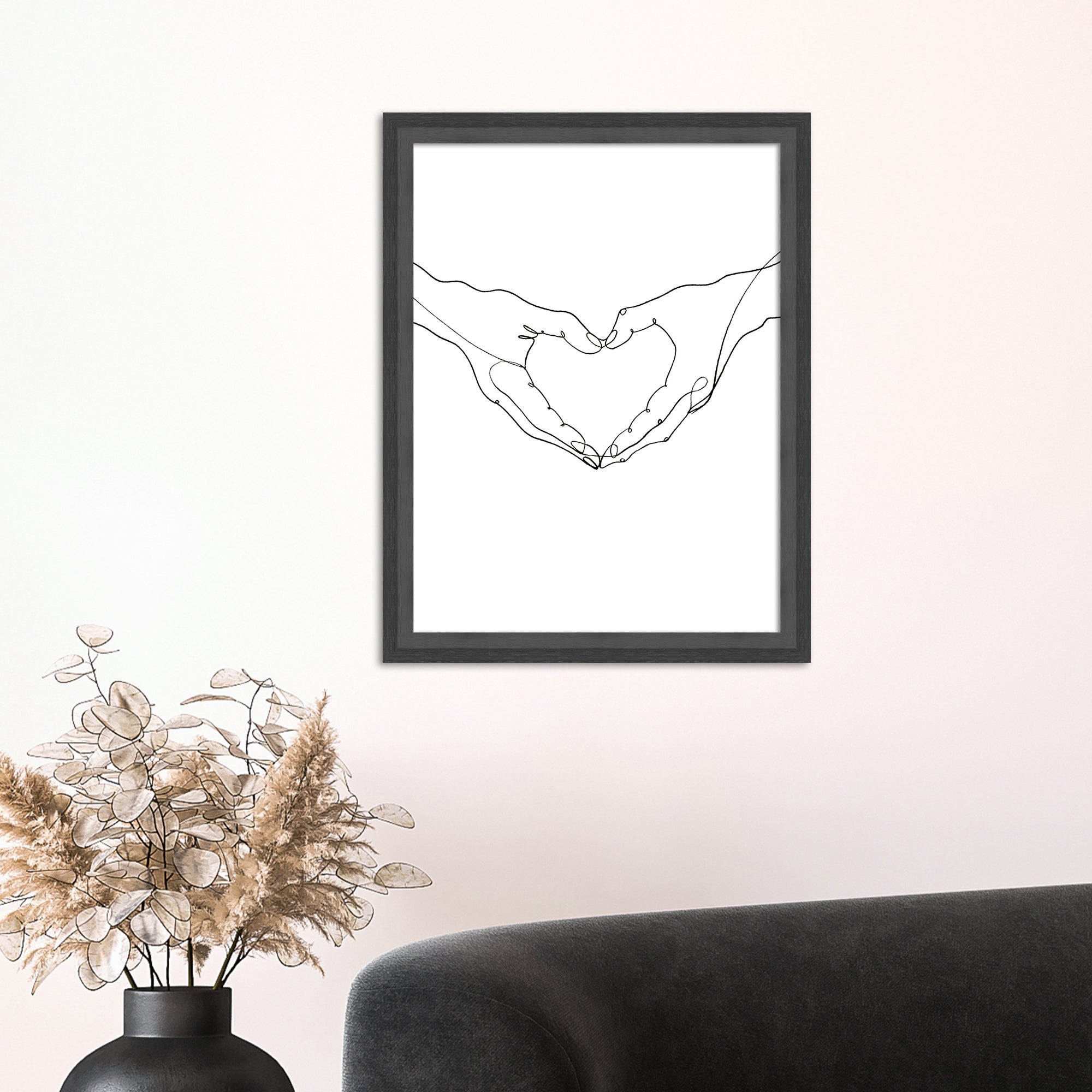 The Art Group Love Framed Print Black and white | Compare The Build