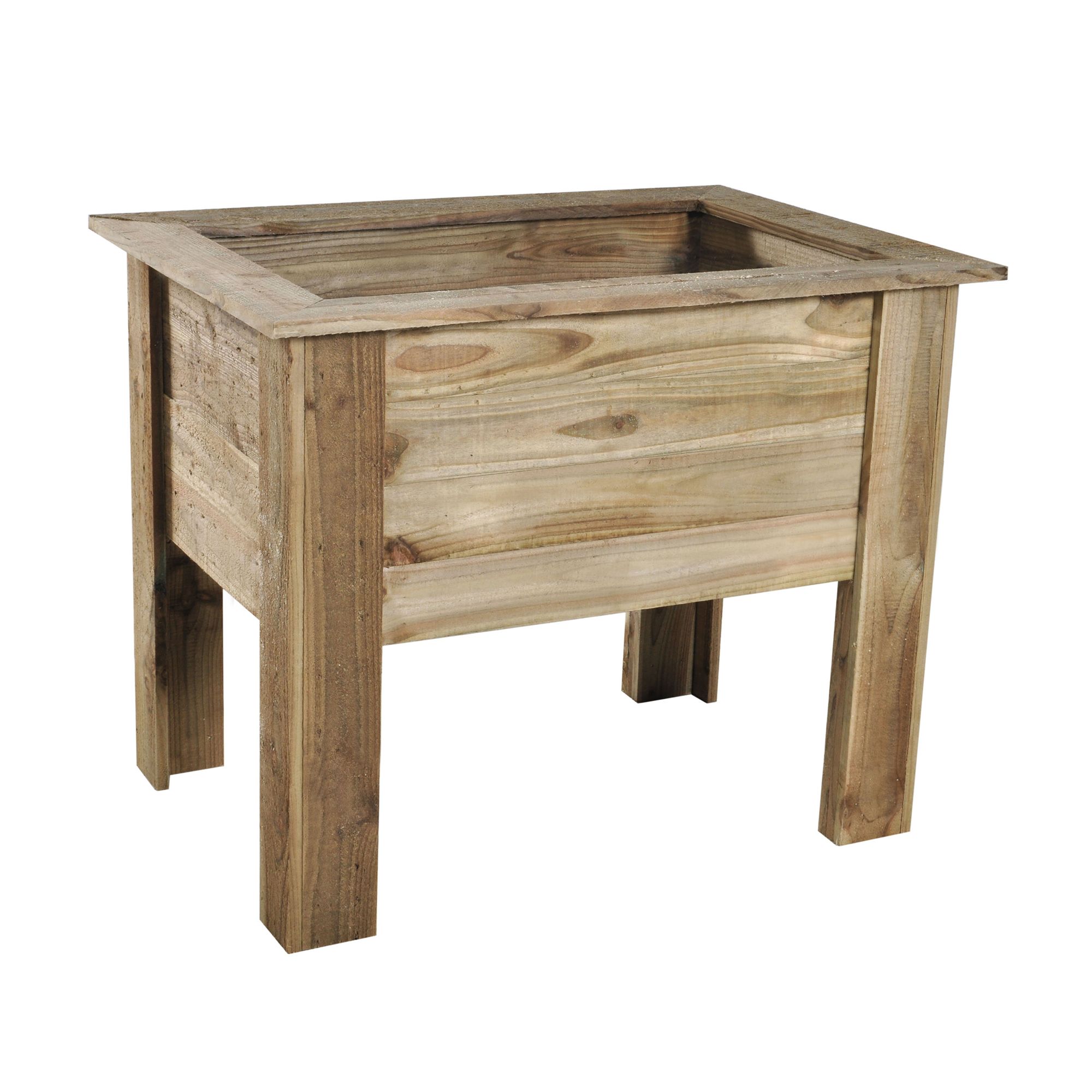 Forest Garden Deep Root Wooden Rectangular Planter 70Cm Price Comparisons | Compare The Build