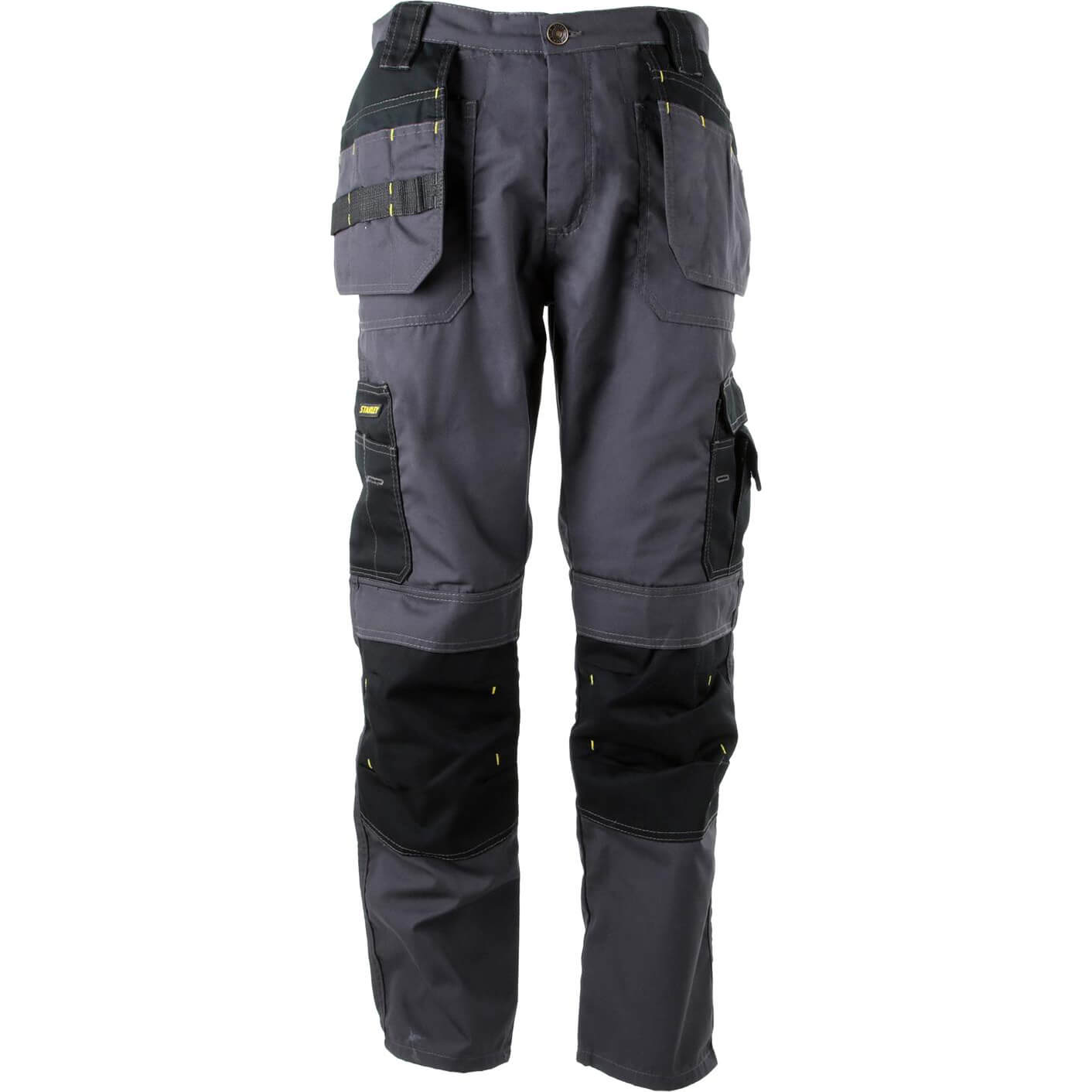 STANLEY® Clothing STCHUNT3431 Huntsville Grey Holster Trousers Waist 34in Leg 31in | Compare The Build