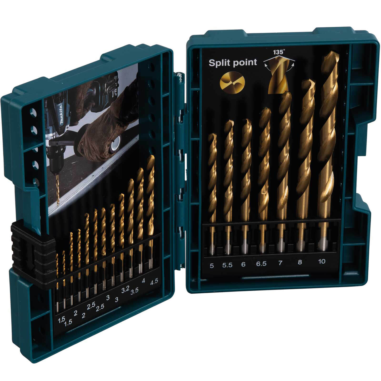 Makita 19 Piece HSS-Tin Metal Drill Bit Set Price Comparisons | Compare The Build