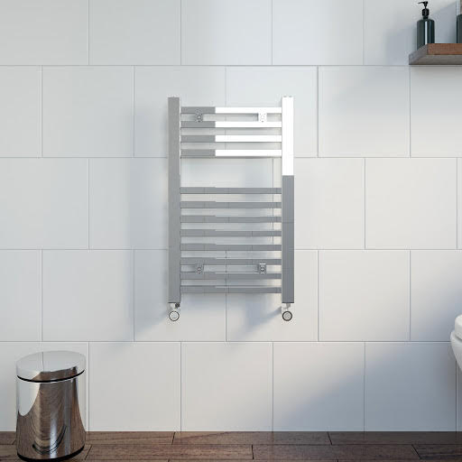 DuraTherm Square Bar Heated Towel Rail Chrome - 650 x 400mm Price Comparisons | Compare The Build