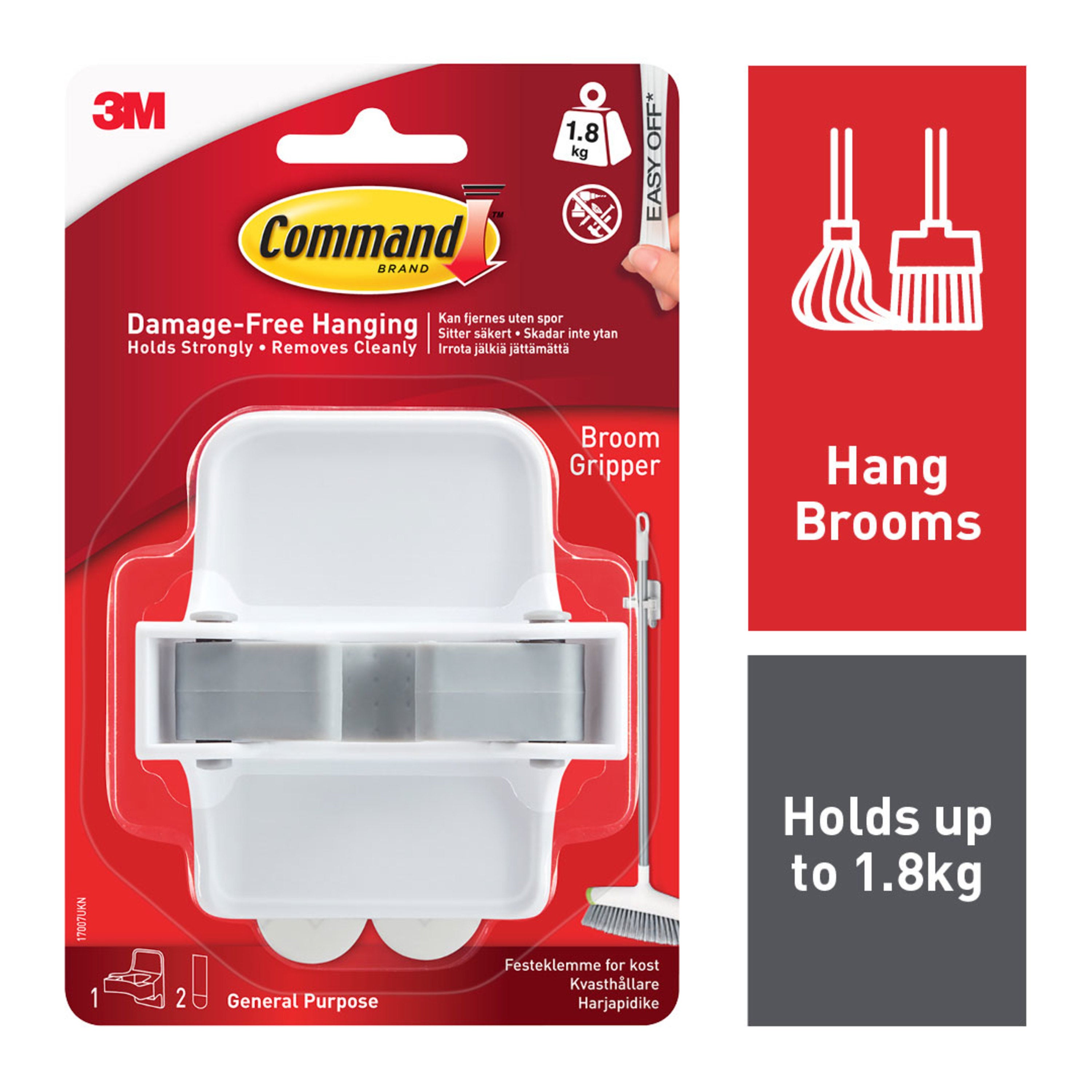 Command Broom Gripper White | Compare The Build