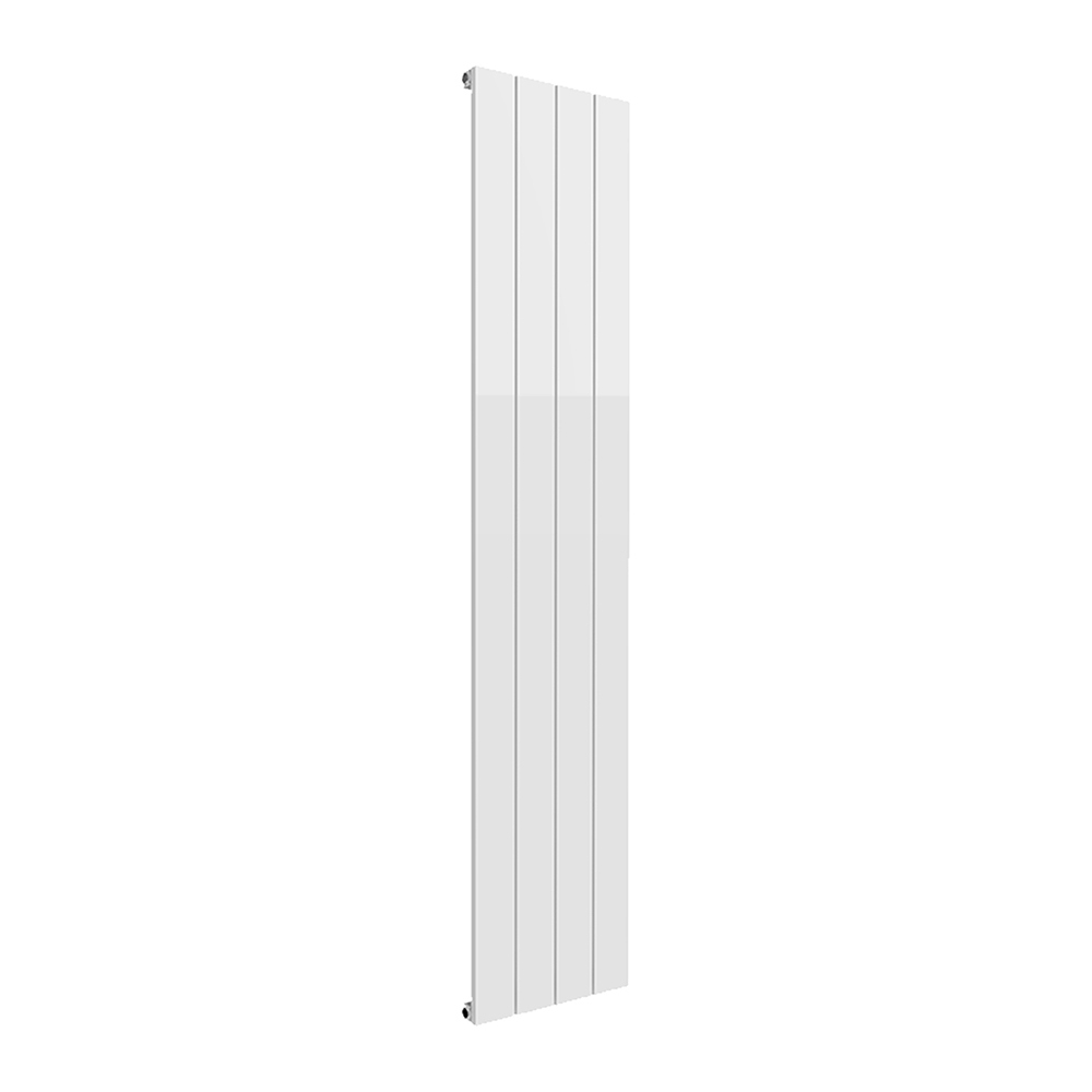 Reina Casina Vertical Aluminium Designer Radiator, White, 1800mm x 375mm | Compare The Build