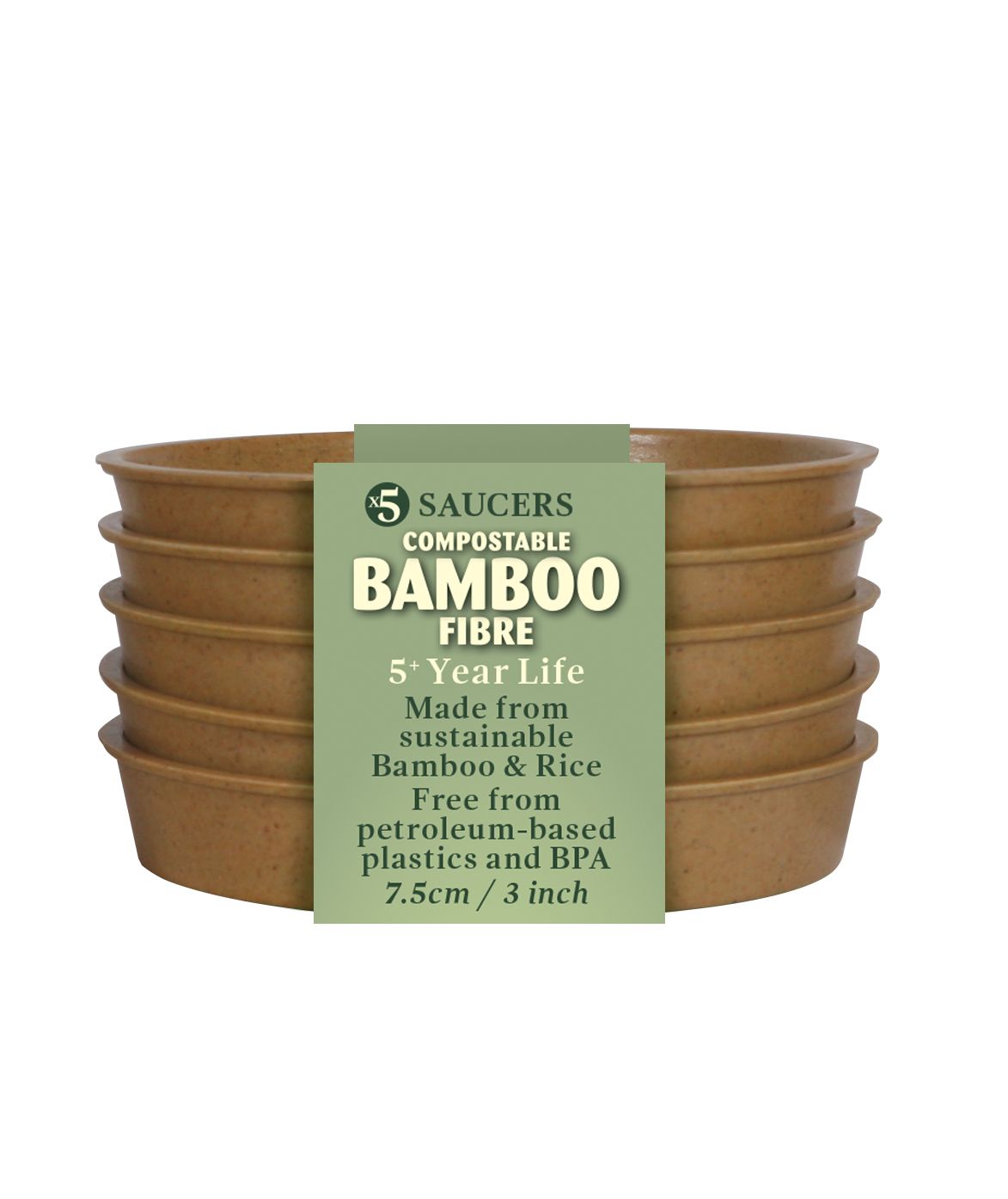 Haxnicks Sage Green Saucer (Dia)7.5Cm, Pack Of 5 Price Comparisons | Compare The Build