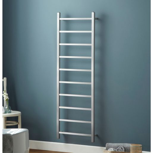 Towelrads Diva Brushed Stainless Steel Towel Rail 800mm x 500mm Price Comparisons | Compare The Build