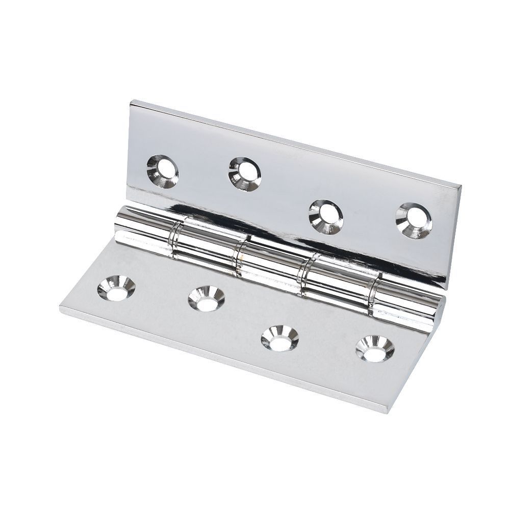 Polished Chrome Brass Double Phosphor Bronze Washered Hinge, Pack Of 2 Price Comparisons | Compare The Build
