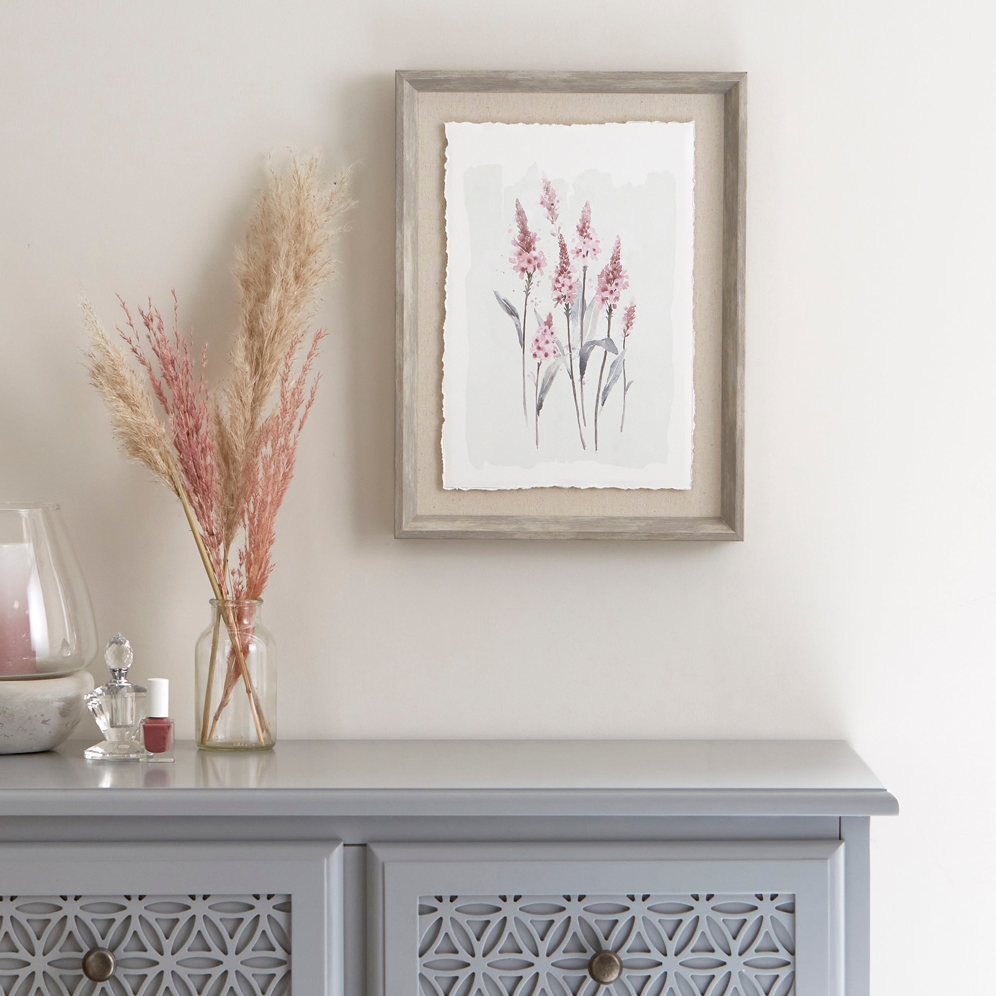 Pink Flowers Framed Print Pink Price Comparisons | Compare The Build