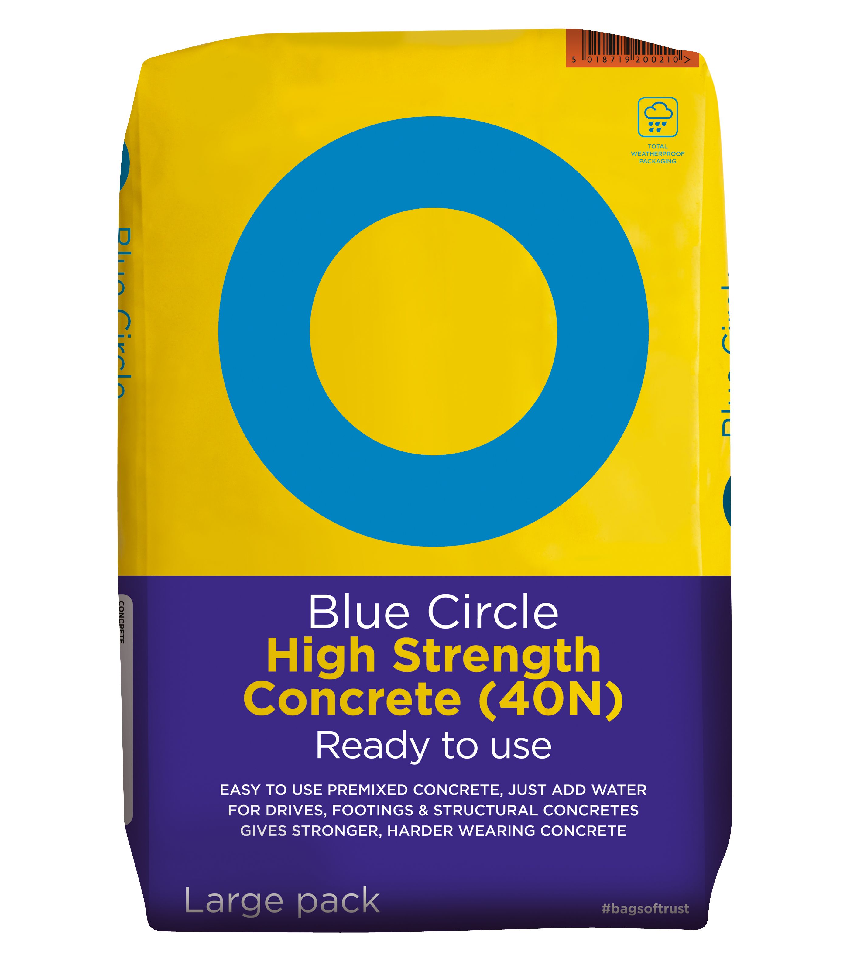 Blue Circle High Strength Ready Mixed Concrete, 20Kg Bag Price Comparisons | Compare The Build