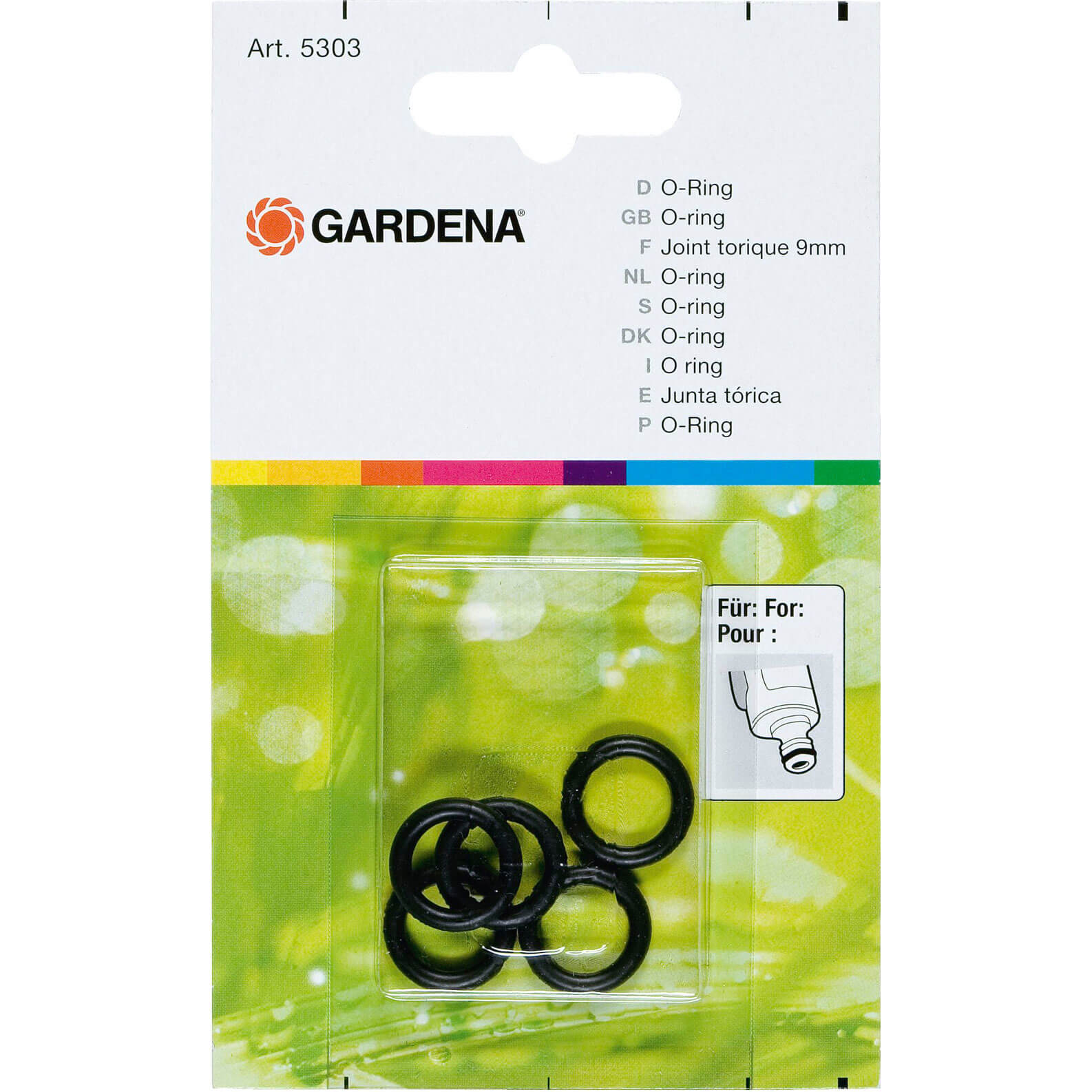 Gardena ORIGINAL Replacement O-Rings 9mm Pack of 5 | Compare The Build