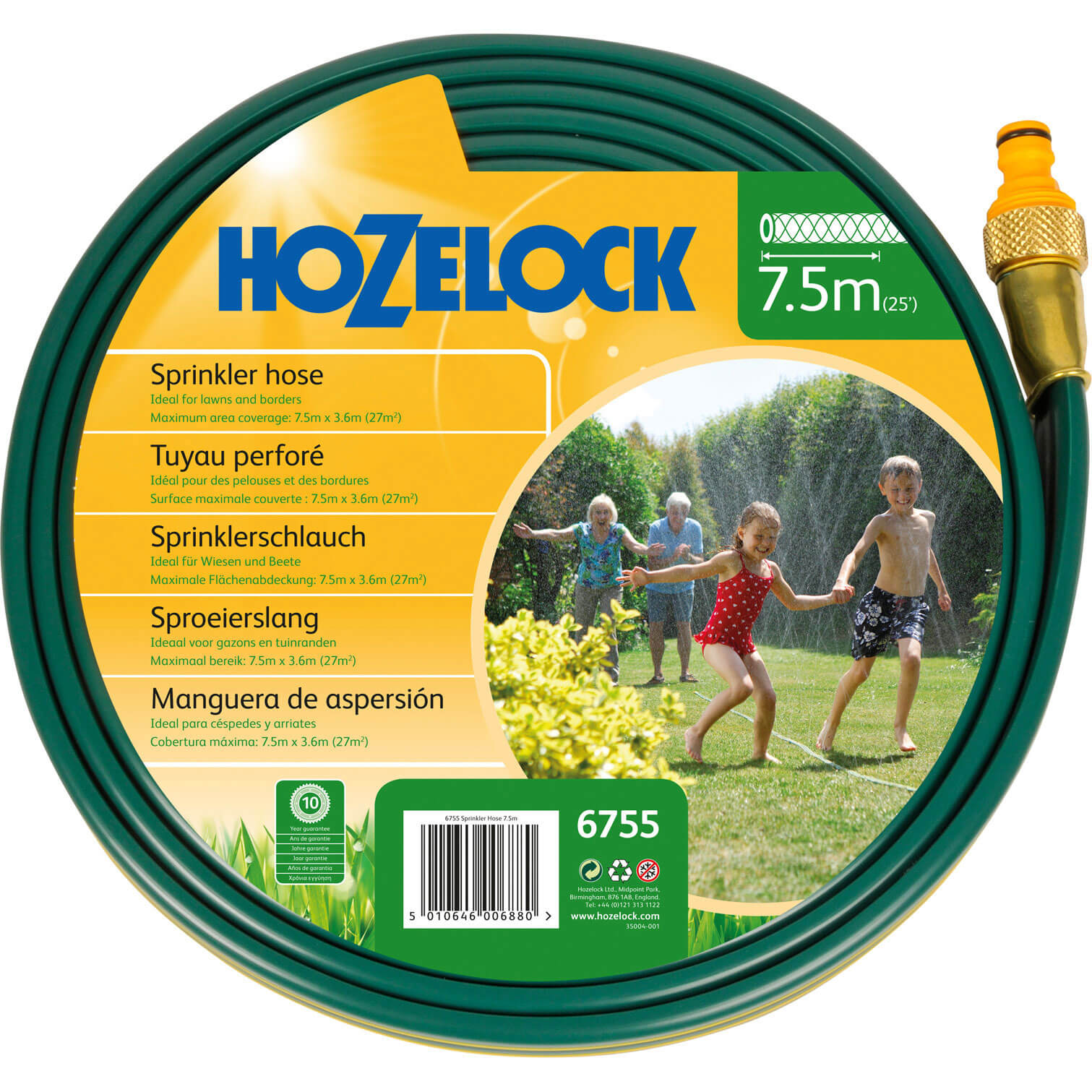 Hozelock Flat Water Sprinkler and Soaker Hose Pipe 7.5m Price Comparisons | Compare The Build