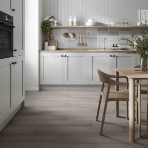 Wickes Boutique Maryland Grey Glazed Porcelain Wood Effect Wall & Floor Tile - 1140 x 200mm Price Comparisons | Compare The Build