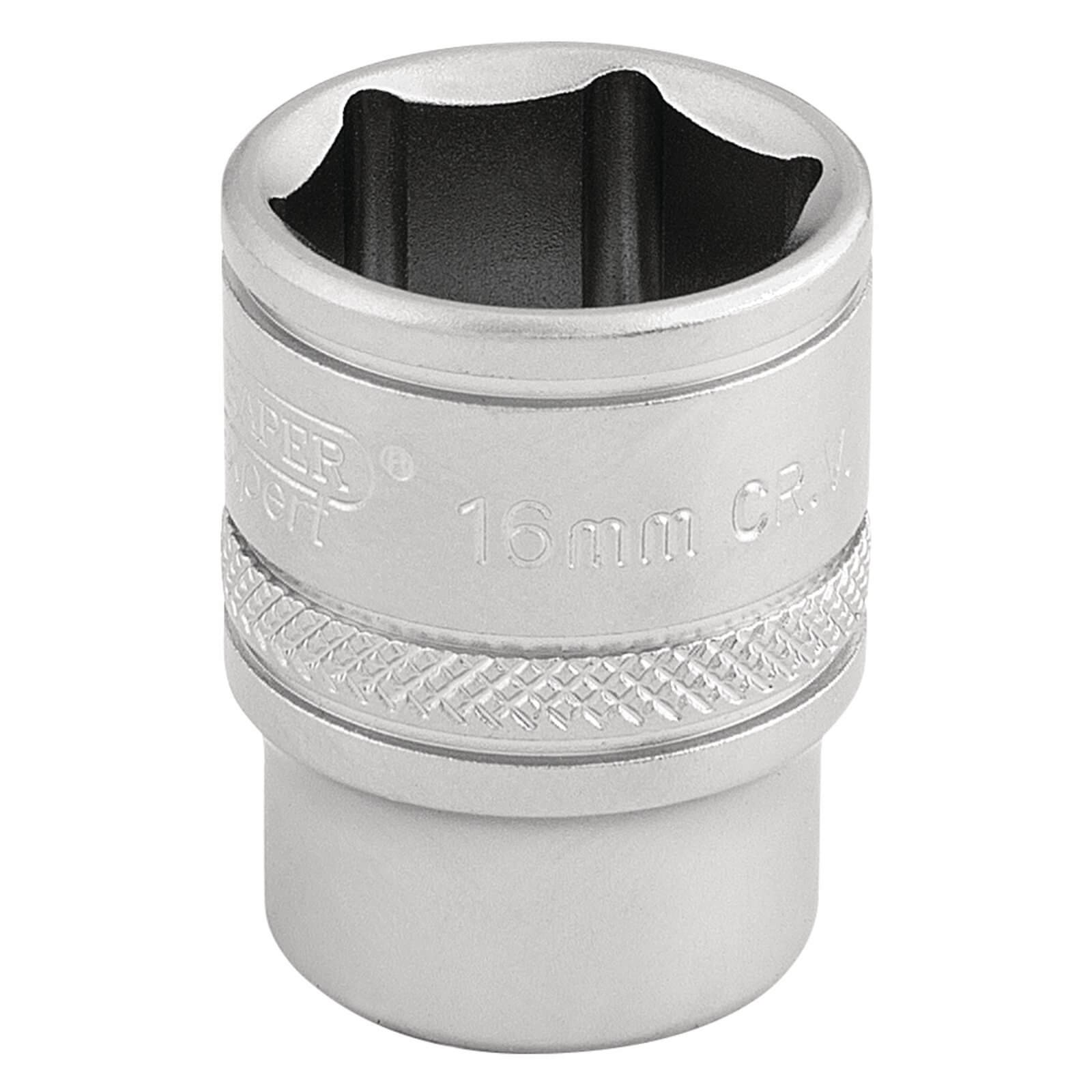 Draper 3/8" Drive Satin Finish Hexagon Socket Metric 3/8" 16mm | Compare The Build