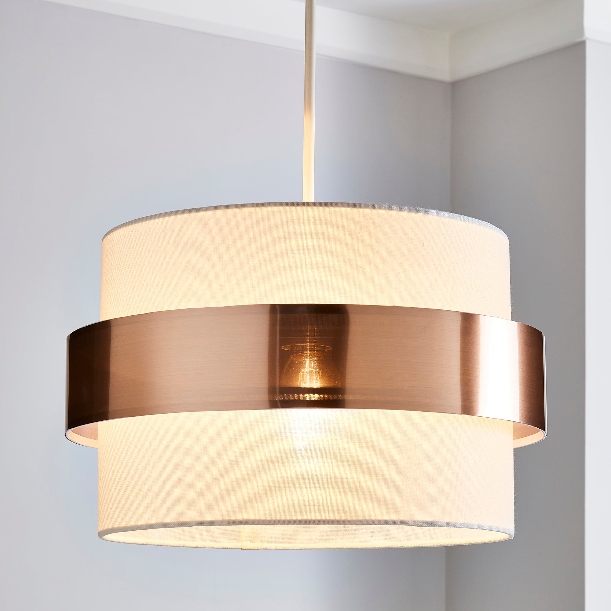 Joey Ivory Easy Fit Pendant Brown Price Comparisons | Compare The Build