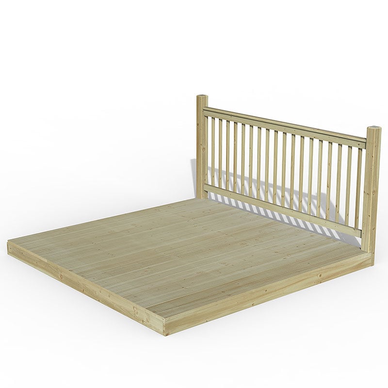 8' x 8' Forest Patio Deck Kit No. 2 (2.4m x 2.4m) | Compare The Build