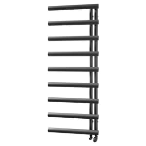 Towelrads Mayfair Matt Black Towel Radiator - 1245 x 500mm Price Comparisons | Compare The Build