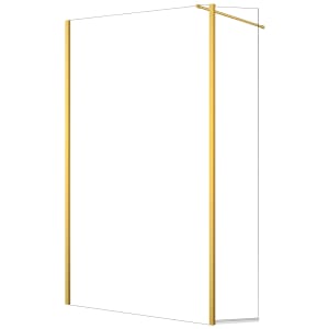 Nexa By Merlyn 8mm Brushed Brass Swivel Wet Room Shower Panel Only - 2000 x 300mm Price Comparisons | Compare The Build