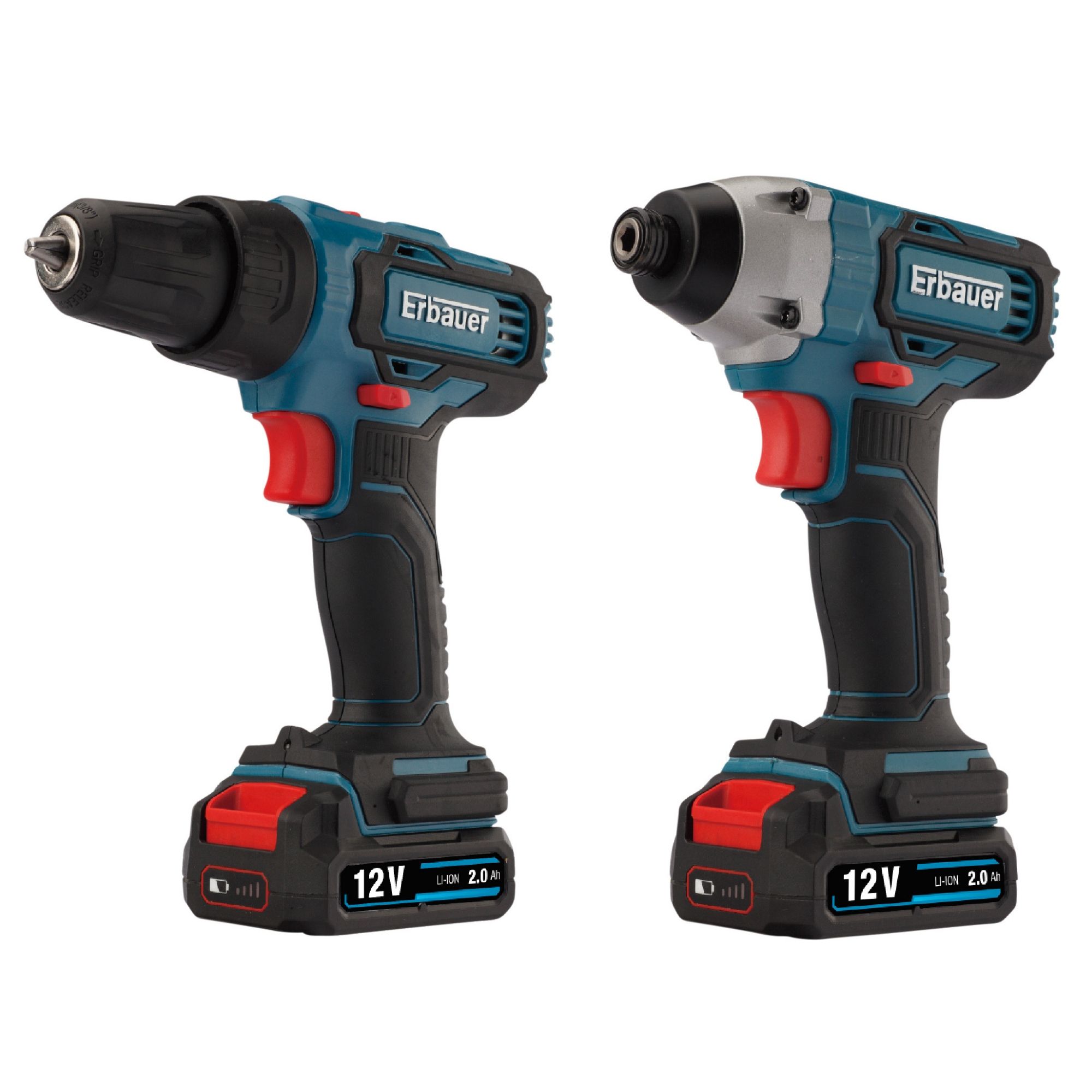 Erbauer 12V 2Ah Li-ion Cordless Drill driver & impact driver EID12-Li Price Comparisons | Compare The Build