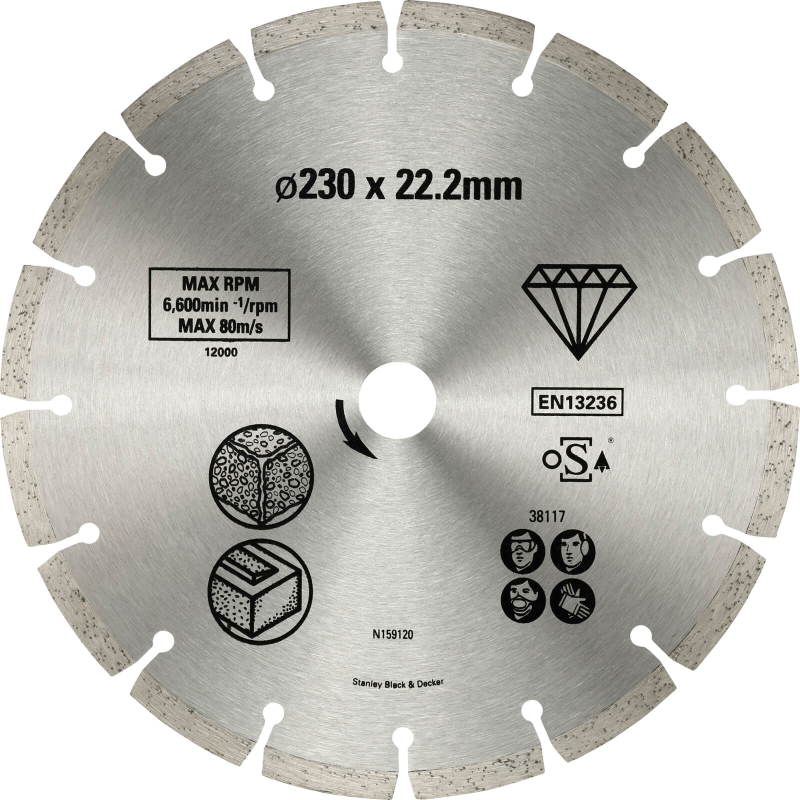 Stanley FatMax Diamond Cutting Disc for Concrete and Brick 230mm Price Comparisons | Compare The Build