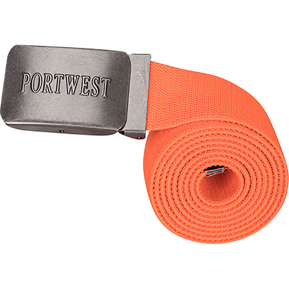 Portwest Elasticated Work Belt Orange One Size Price Comparisons | Compare The Build