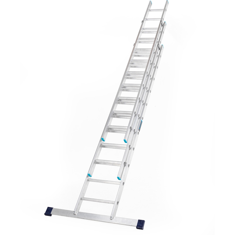 TB Davies Pro Trade Triple Extension Ladder 3.0m Rubber Price Comparisons | Compare The Build