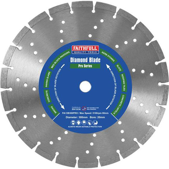 Faithfull Professional Diamond Cutting Disc 125mm | Compare The Build