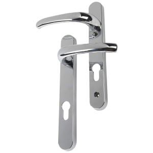 Yale Essentials Short Backplate Door Handle - Polished Chrome Price Comparisons | Compare The Build