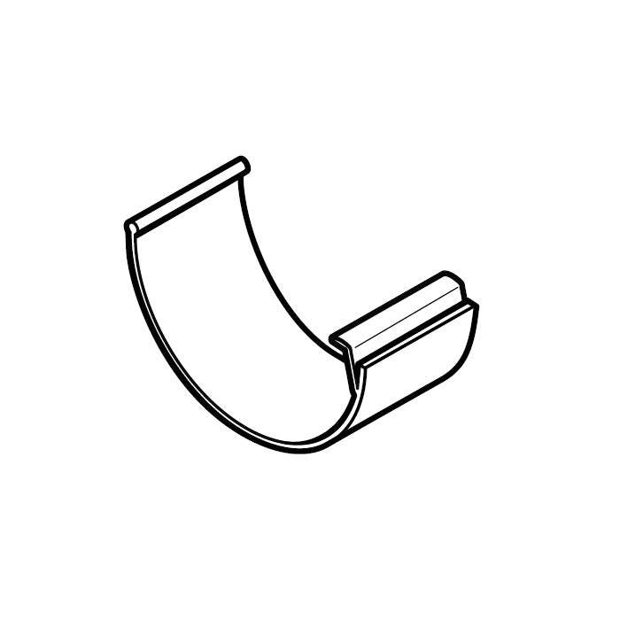 Alumasc Aqualine Half Round Union Clip in Black - 120mm x 60mm Aluminium EHR12/UCA/PPC/9017 Price Comparisons | Compare The Build