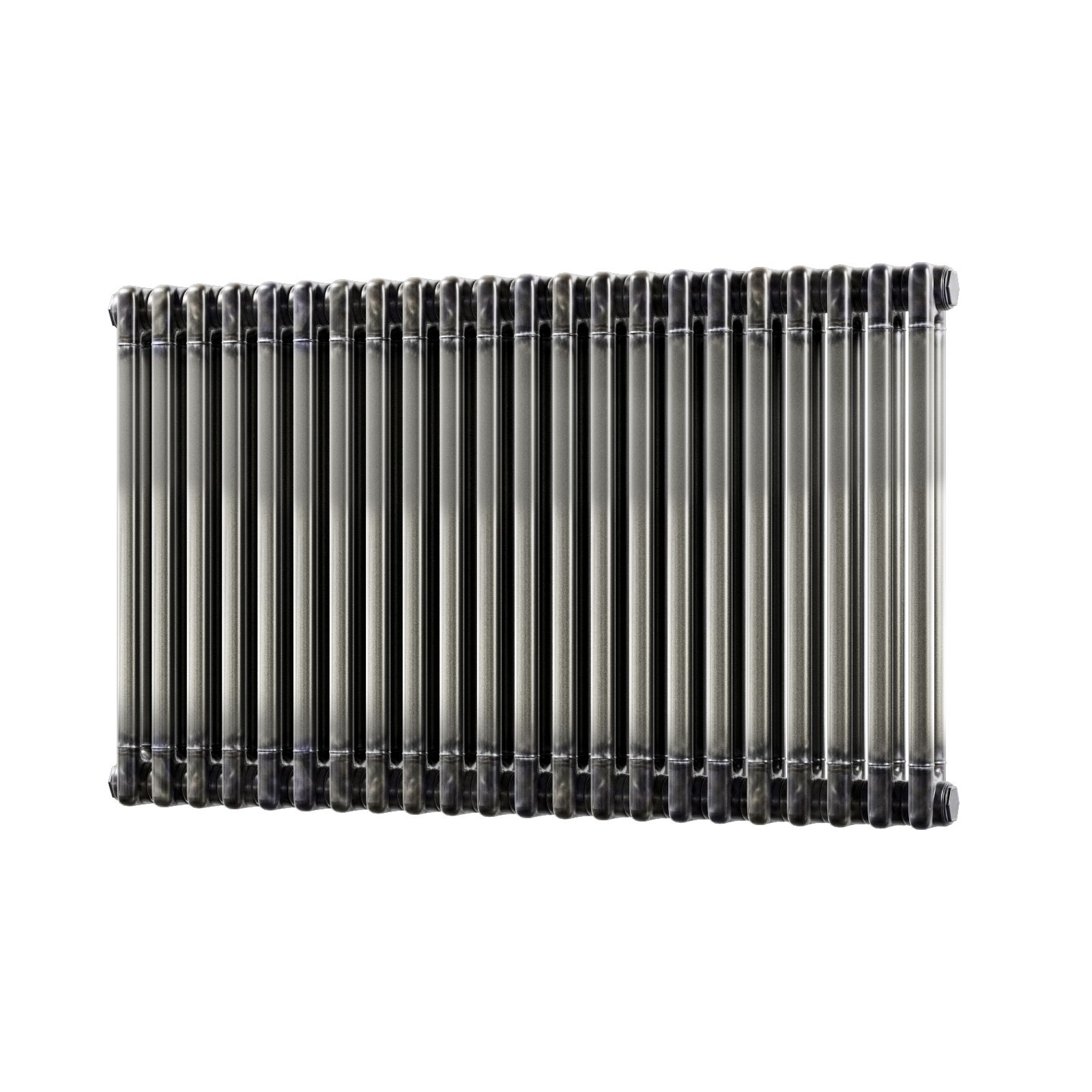 Trade Direct 2 Column Horizontal Radiator, Raw Metal, 600mm x 988mm Price Comparisons | Compare The Build