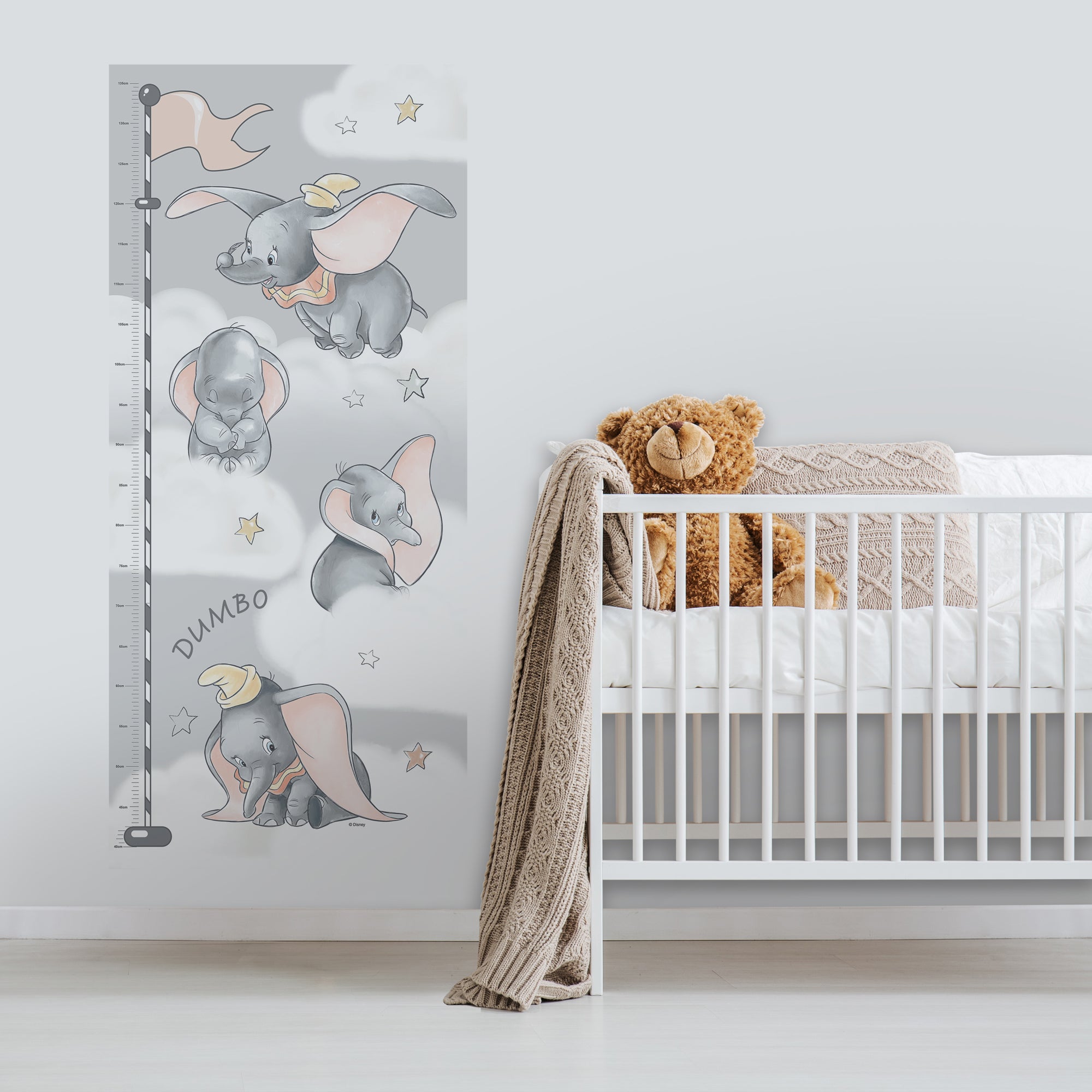 Dumbo Height Chart Wall Sticker Grey Price Comparisons | Compare The Build