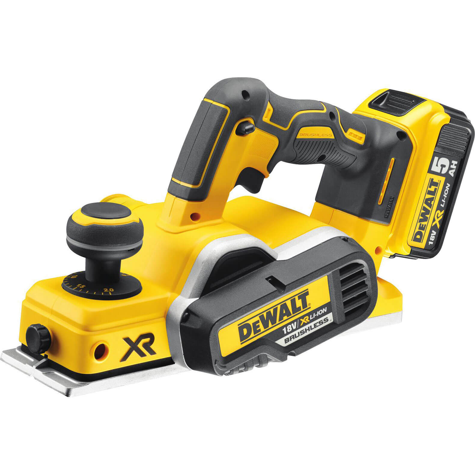 DeWalt DCP580 18v XR Cordless Brushless Planer 2 x 5ah Li-ion Charger Case Price Comparisons | Compare The Build