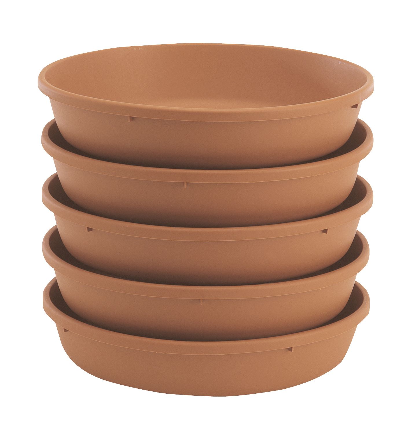 Sankey Terracotta Plastic Round Saucer (Dia)360mm | Compare The Build