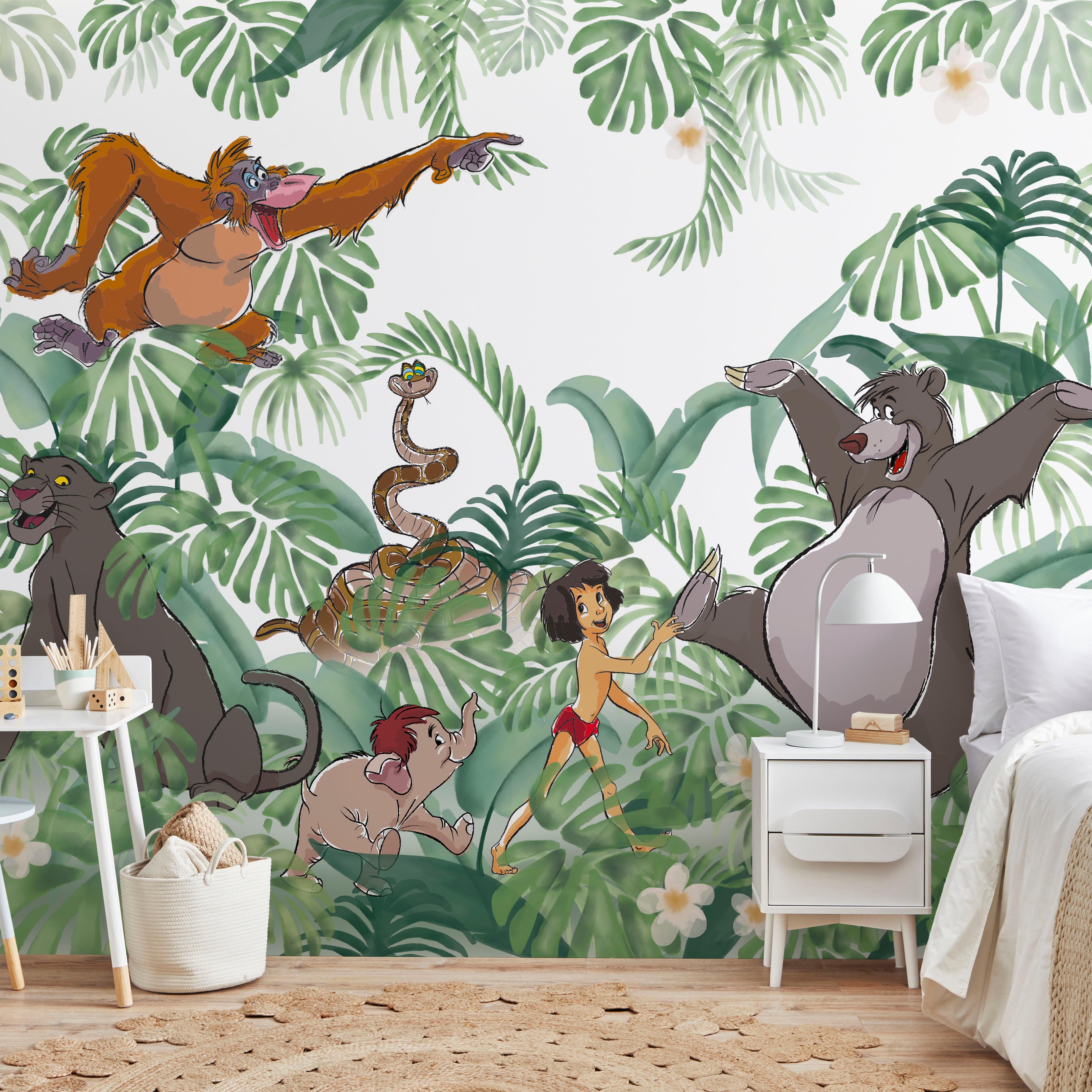 Jungle Book Mural Green Price Comparisons | Compare The Build