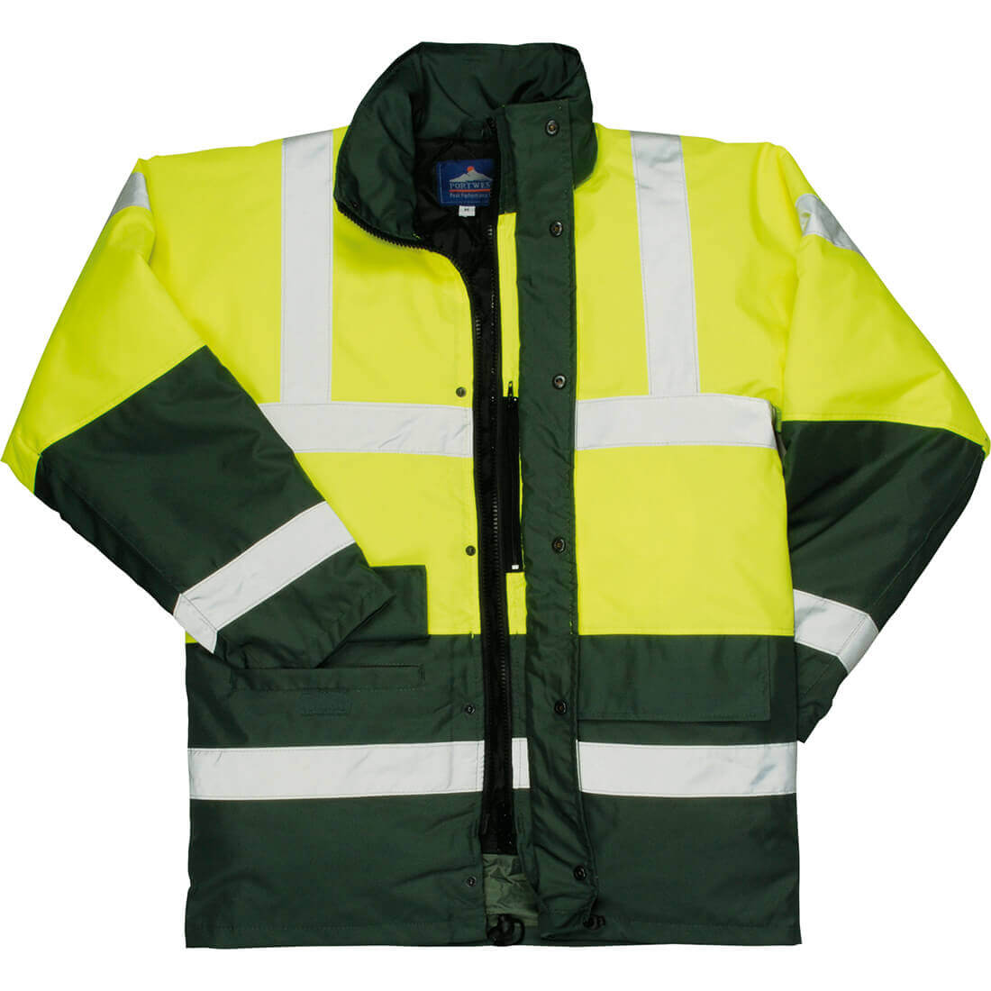 Oxford Weave 300D Class 3 Hi Vis Contrast Traffic Jacket Yellow / Green 3XL Price Comparisons | Compare The Build