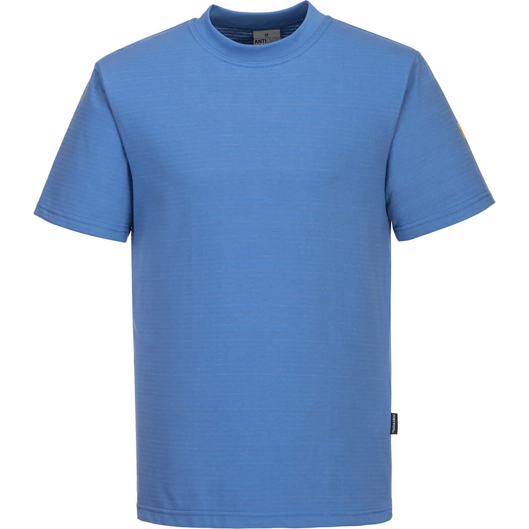 Portwest Mens Anti Static ESD T Shirt Blue 3XL Price Comparisons | Compare The Build