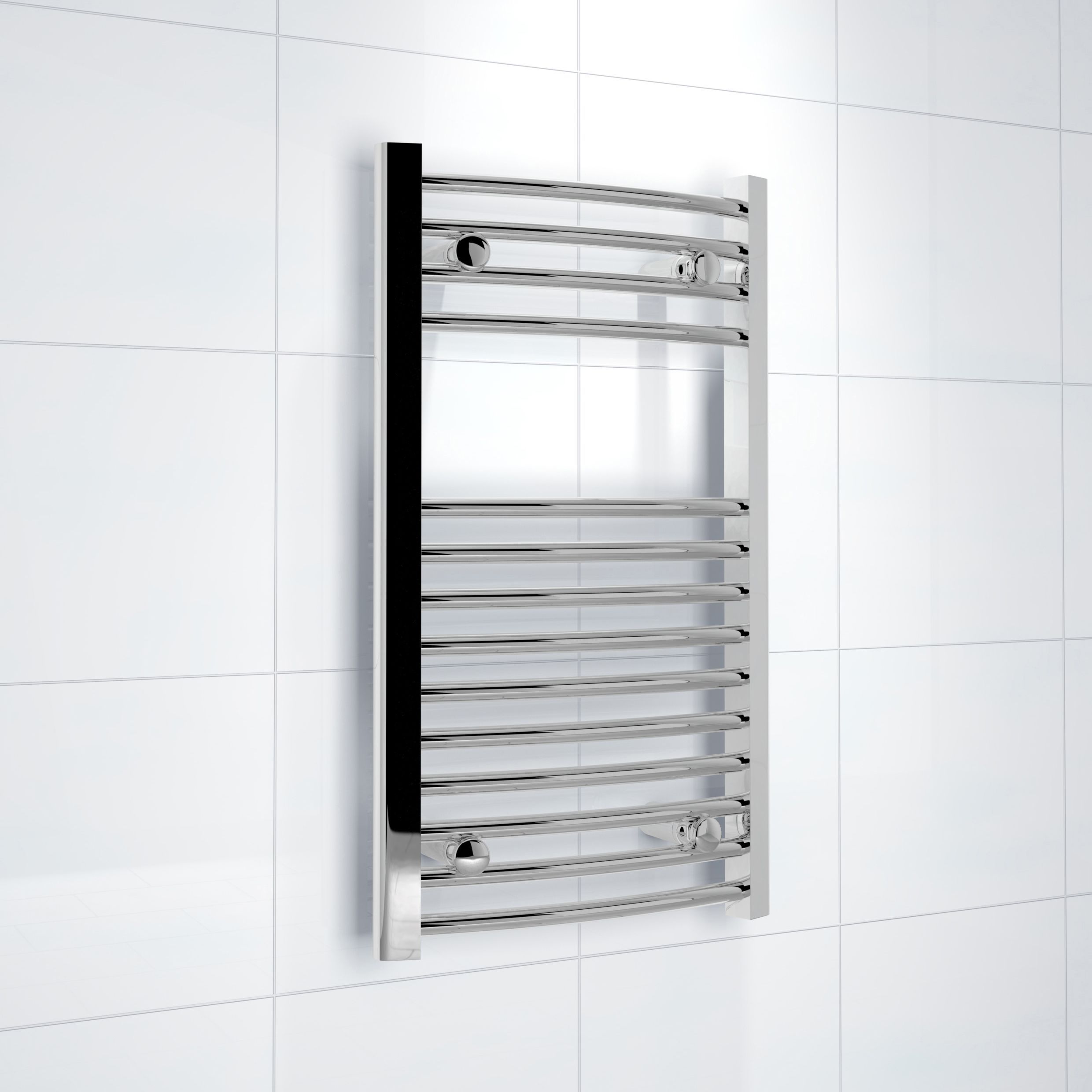 Kudox 166W Silver Towel Heater (H)700mm (W)400mm Price Comparisons | Compare The Build